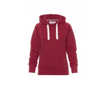 BLUZA Z KAPTUREM DAMSKA ATLANTA+LADY - BORDOWY