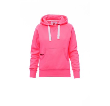 BLUZA Z KAPTUREM DAMSKA ATLANTA+LADY FLUO - FUKSJOWY FLUO