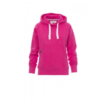 BLUZA Z KAPTUREM DAMSKA ATLANTA+LADY - FUKSJOWY
