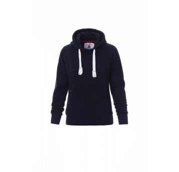 BLUZA Z KAPTUREM DAMSKA ATLANTA+LADY - GRANATOWY
