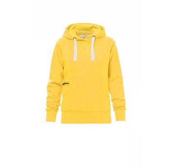 BLUZA Z KAPTUREM DAMSKA ATLANTA+LADY - ŻÓŁTY