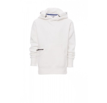 BLUZA Z KAPTUREM DZIECIĘCA COLORADO+ - BIAŁY
