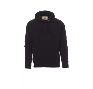 BLUZA Z KAPTUREM MĘSKA ATLANTA+ - CZARNY