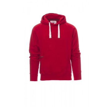 BLUZA Z KAPTUREM MĘSKA ATLANTA+ - CZERWONY