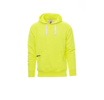 BLUZA Z KAPTUREM MĘSKA ATLANTA+ FLUO - ŻÓŁTY FLUO