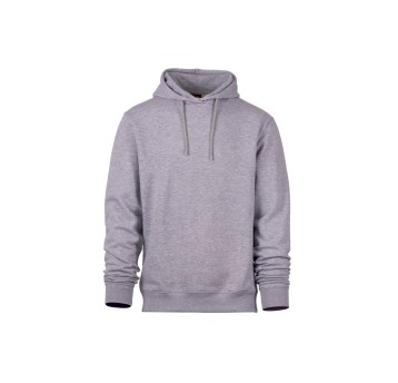 BLUZA Z KAPTUREM MĘSKA TORRANCE - SZARY MELANŻ