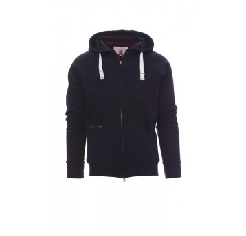 BLUZA Z KAPTUREM ROZPINANA MĘSKA DALLAS+ - GRANATOWY
