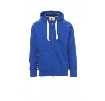 BLUZA Z KAPTUREM ROZPINANA MĘSKA DALLAS+ - KRÓLEWSKI NIEBIESKI