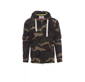 BLUZA Z KAPTUREM ROZPINANA MĘSKA DALLAS+ - MORO