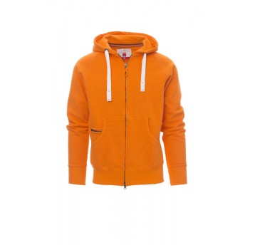 BLUZA Z KAPTUREM ROZPINANA MĘSKA DALLAS+ - POMARAŃCZOWY
