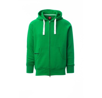 BLUZA Z KAPTUREM ROZPINANA MĘSKA DALLAS+ - ŻELOWY ZIELONY