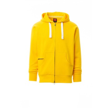 BLUZA Z KAPTUREM ROZPINANA MĘSKA DALLAS+ - ŻÓŁTY