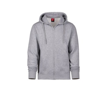 BLUZA Z KAPTUREM ROZPINANA MĘSKA PONTIAC - SZARY MELANŻ
