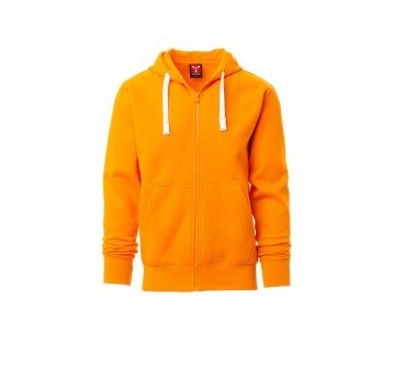BLUZA Z KAPTUREM ROZPINANA MĘSKA PORTLAND - POMARAŃCZOWY