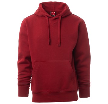BLUZA Z KAPTUREM TORONTO - BORDOWY