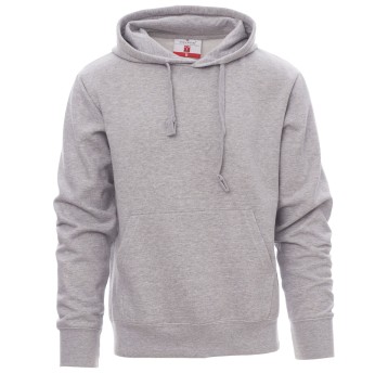 BLUZA Z KAPTUREM TORONTO MELANGE - SZARY MELANŻ