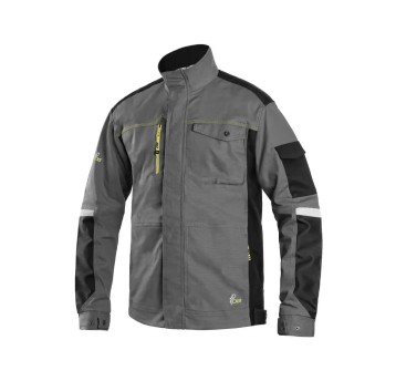 BLUZA ZIMOWA CXS STRETCH MĘSKA - SZARO-CZARNY