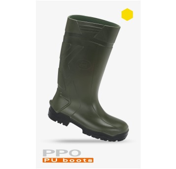 BUTY 1042 Z POLIURETANU Z METAL. PODNOSKIEM