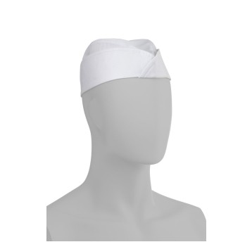 CZAPKA / BANDANA KUCHARSKA GINGER - BIAŁY