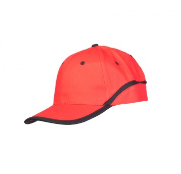 CZAPKA BASEBALL - CZERWONY-CZARNY