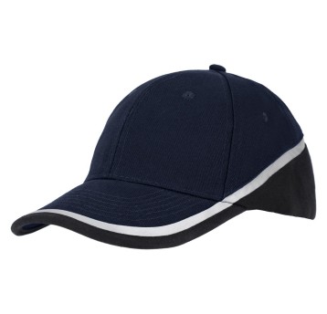 CZAPKA DOBBELT Z DASZKIEM NAVY