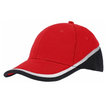 CZAPKA DOBBELT Z DASZKIEM RED