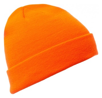 CZAPKA DZIANINOWA EVEREST - POMARAŃCZOWY FLUO