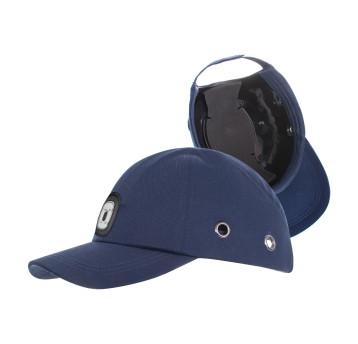 CZAPKA OCHRONNA BUMPCAP LED GRANATOWA