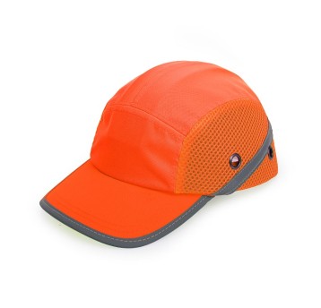 CZAPKA OCHRONNA BUMPCAP Z SIATKĄ POMARAŃCZOWA HVP