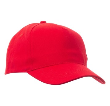 CZAPKA Z DASZKIEM 5P DENVER - CZERWONY