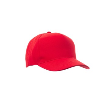 CZAPKA Z DASZKIEM 5P DZIECIĘCA NEW YORK YOUTH - CZERWONY