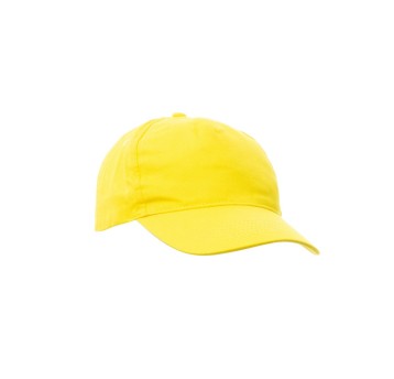 CZAPKA Z DASZKIEM 5P DZIECIĘCA NEW YORK YOUTH - ŻÓŁTY