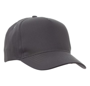 CZAPKA Z DASZKIEM 5P NEW YORK - ANTRACYTOWY