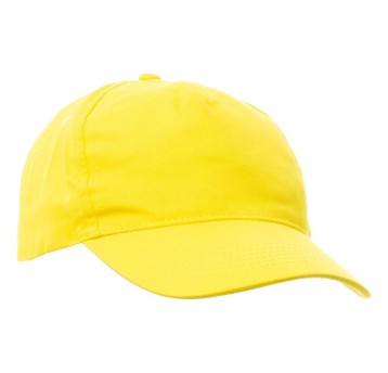 CZAPKA Z DASZKIEM 5P NEW YORK YOUTH - ŻÓŁTA