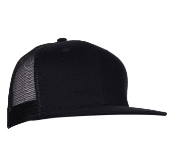 CZAPKA Z DASZKIEM 6P BROOKLYN - CZARNY-CZARNY