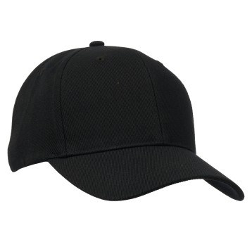 CZAPKA Z DASZKIEM 6P CINCINNATI - CZARNY