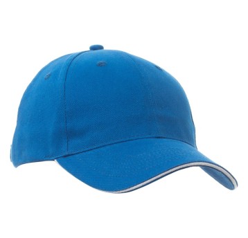 CZAPKA Z DASZKIEM 6P MINNESOTA - KRÓLEWSKI NIEBIESKI-BIAŁY