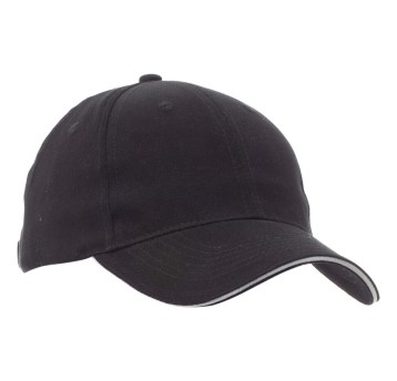 CZAPKA Z DASZKIEM 6P MINNESOTA YOUTH - CZARNY-BIAŁY