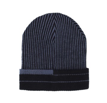 CZAPKA ZIMOWA AKRYLOWA DZIANA BLACK-GRAY