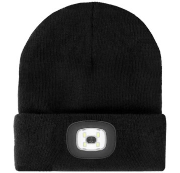 CZAPKA ZIMOWA AKRYLOWA DZIANA LED BLACK