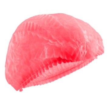 CZEPEK JEDNORAZOWY PP-U-05 CLIP HEAD COVER - CZERWONY - 1000SZT