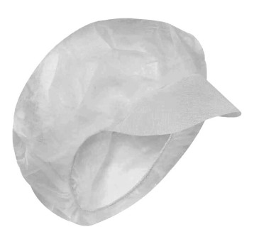 CZEPEK JEDNORAZOWY PP-U-06 HEAD COVER WITH DUCK TONGUE - BIAŁY - 1000SZT