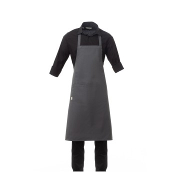 FARTUCH KUCHARSKI BOUTIQUE - ŻELAZNY SZARY