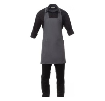 FARTUCH KUCHARSKI HORECA FOODSERVICE BRASSERIE - ŻELAZNY SZARY