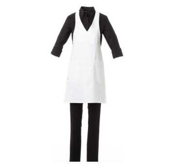 FARTUCH KUCHARSKI HORECA FOODSERVICE NOUVELLE - BIAŁY