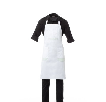 FARTUCH KUCHARSKI STORE - BIANCO/GRIGIO PERLA