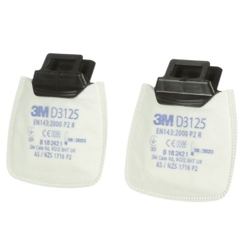 FILTR PRZECIWPYŁOWY 3M D3125 SECURE CLICK P2 R