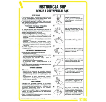 INSTRUKCJA BHP MYCIA I DEZYNFEKCJI RĄK - IA T15 DN CN