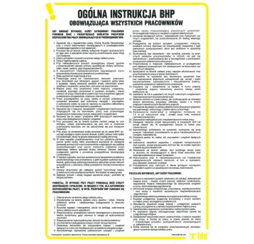 INSTRUKCJA OGÓLNA BHP OBOWIĄZUJĄCA WSZYSTKICH PRACOWNIKÓW - IA A01 DN CN