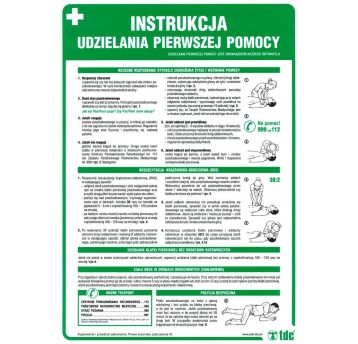INSTRUKCJA UDZIELANIA PIERWSZEJ POMOCY 24,5 X 35 IA A11 DN CN
